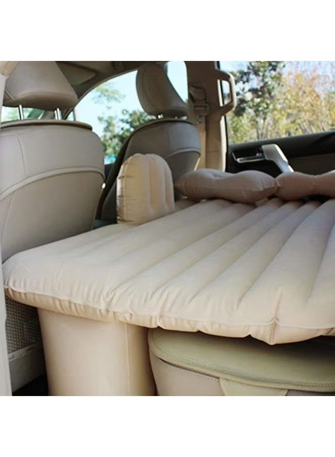 Car Air Mattress Travel Inflatable Back Seat Air Bed with Electric Pump & 2 Pillows – Portable Car Sleeping Cushion for Camping & Vacation - Image 5